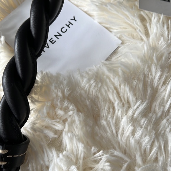 Givenchy Rebel Soft Hobo black braided bag satchel - Picture 4 of 17